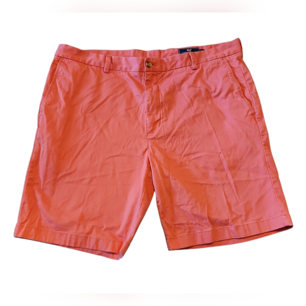 Men's Shep & Ian‎ Vineyard Vines Flat Front Coral Shorts Size 40